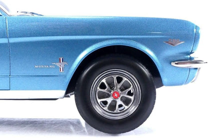 FORD MUSTANG COUPE TURQUOISE METALLIC 1965 CLOSE BODY S 1/18 Scale NOREV MTDNOR182800