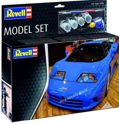 Model Set Bugatti EB110 with basic acc - 1/24 Scale - Revell - REV67353