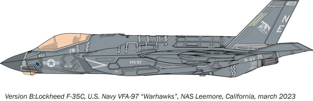 F-35C Lightning II - 1/72 Scale - Italeri - IT1469