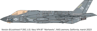 F-35C Lightning II - 1/72 Scale - Italeri - IT1469