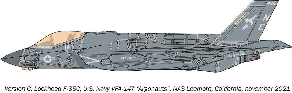 F-35C Lightning II - 1/72 Scale - Italeri - IT1469