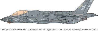 F-35C Lightning II - 1/72 Scale - Italeri - IT1469