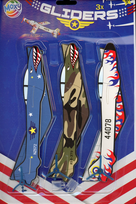 3 x Chucky Foam Gliders - CCG640023