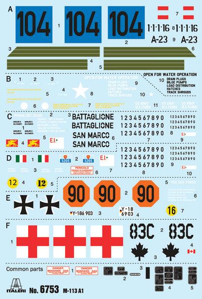 M113 - 1/35 Scale - Italeri - IT6753