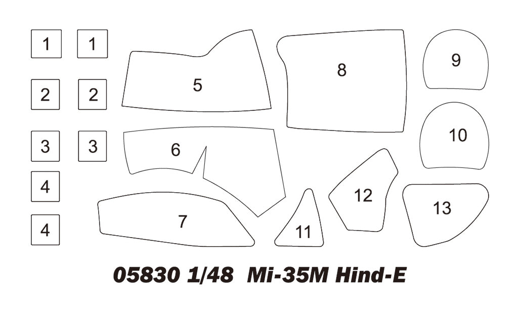 MI-35M Hind-E - 1/48 Scale - Trumpeter - TRU05830