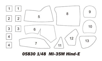 MI-35M Hind-E - 1/48 Scale - Trumpeter - TRU05830