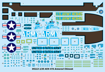 ACH-47A Armored Chinook - 1/35 Scale - Trumpeter - TRU05113