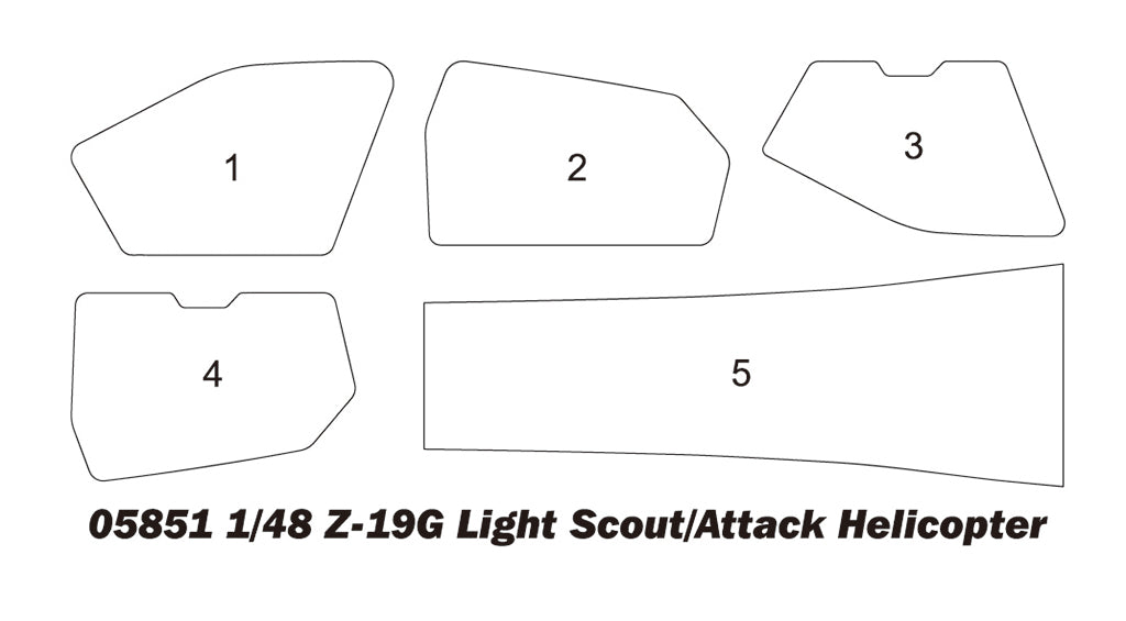 Z-19G Light Scout / Attack Helicopter - 1/48 Scale - Trumpeter - TRU05851