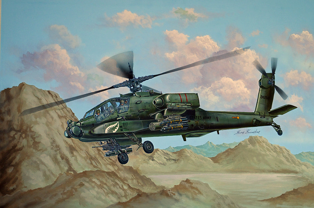 AH-64A Apache - 1/48 Scale - Trumpeter - TRU05838