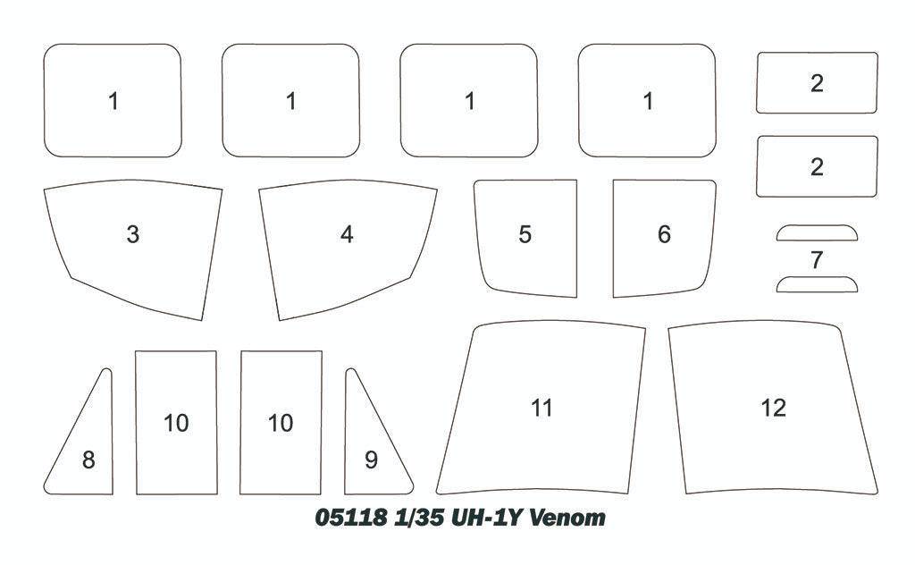 UH-1Y Venom - 1/35 Scale - Trumpeter - TRU05118