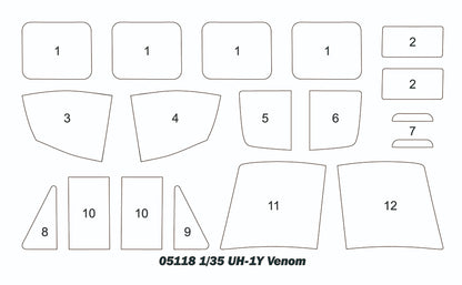 UH-1Y Venom - 1/35 Scale - Trumpeter - TRU05118