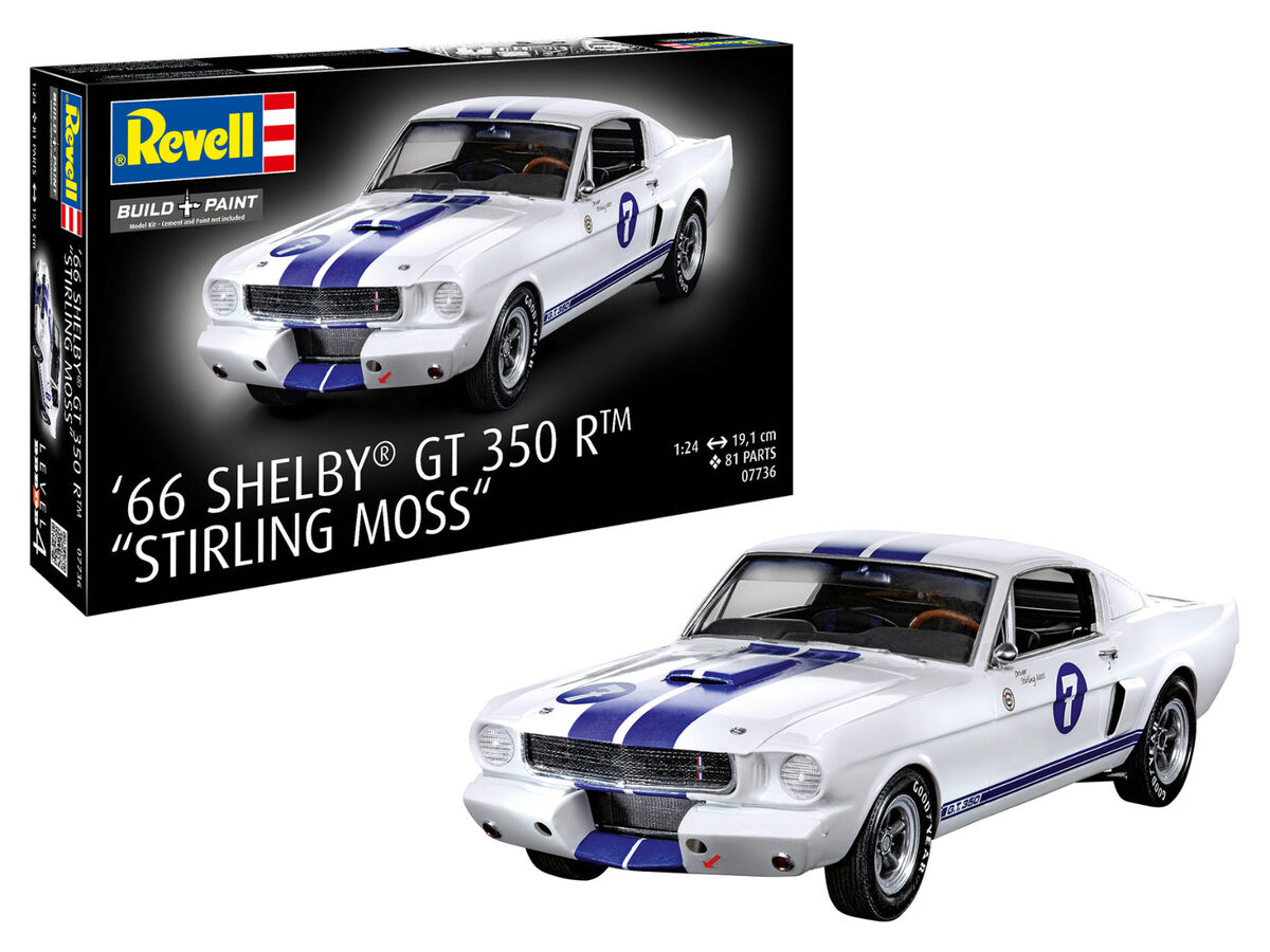 1966 Shelby GT 350 R "Stirling Moss" - 1/24 Scale - Revell - REV07736