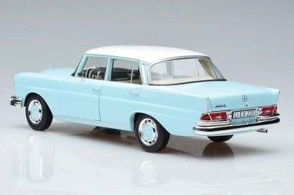 MERCEDES-BENZ 220 S 1965 LIGHT BLUE 1/18 Scale NOREV MTDNOR183920