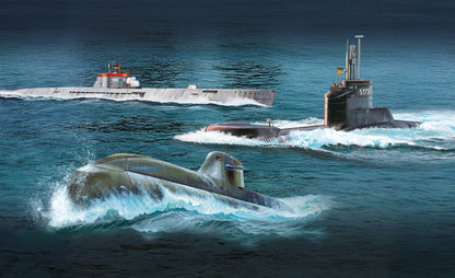 Wilhelm Bauer (U-2540) Type 206A, Type 212A - 1/144 Scale - Revell - REV05186