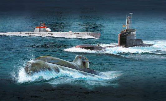 Wilhelm Bauer (U-2540) Type 206A, Type 212A - 1/144 Scale - Revell - REV05186