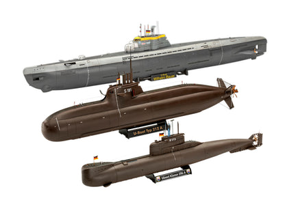 Wilhelm Bauer (U-2540) Type 206A, Type 212A - 1/144 Scale - Revell - REV05186