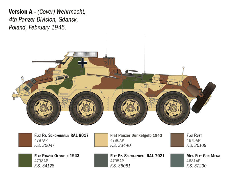 Sd. Kfz. 234/1 - 1/35 Scale - Italeri - IT6757
