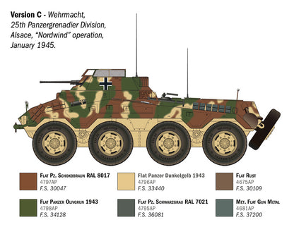 Sd. Kfz. 234/1 - 1/35 Scale - Italeri - IT6757