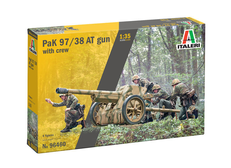 Pak 97/38 AT Gun with Crew - 1/35 Scale - Italeri - IT96460