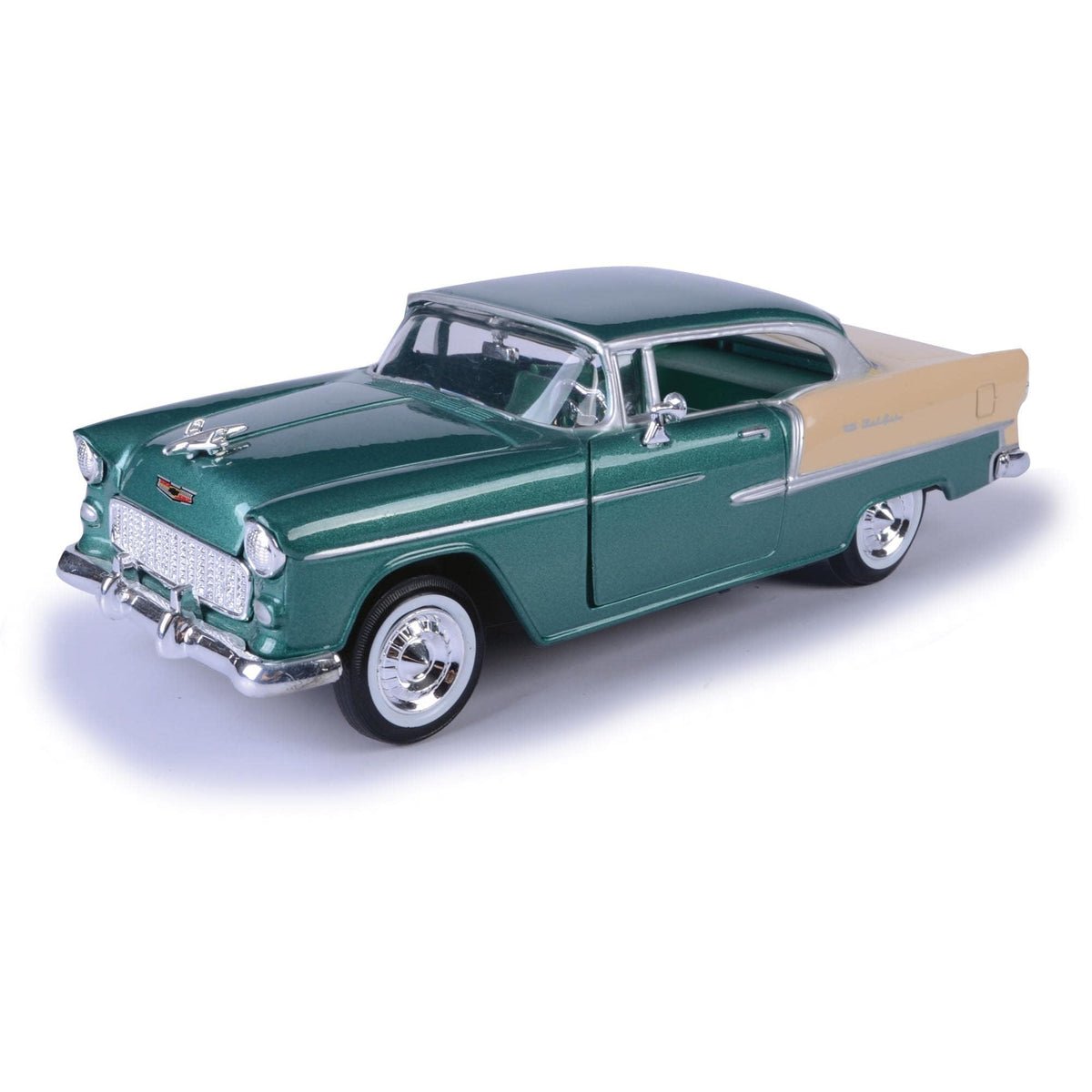 Chevy Bel Air Green 1955 - 1/24 Scale - MotorMax - MOT73229AC GREEN