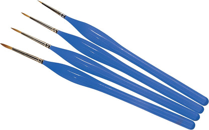 Detail Sable Brush Pack - Sizes 00/0/1/2 - Humbrol AG4304