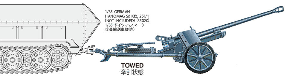 German Anti-Tank Gun Pak38 - !/35 Scale - Tamiya - TAM35392