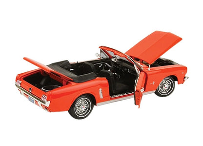 Ford Mustang (Convertible) Orange 1964 1/2 - 1/18 Scale - MotorMax - MOT73145TC ORANGE