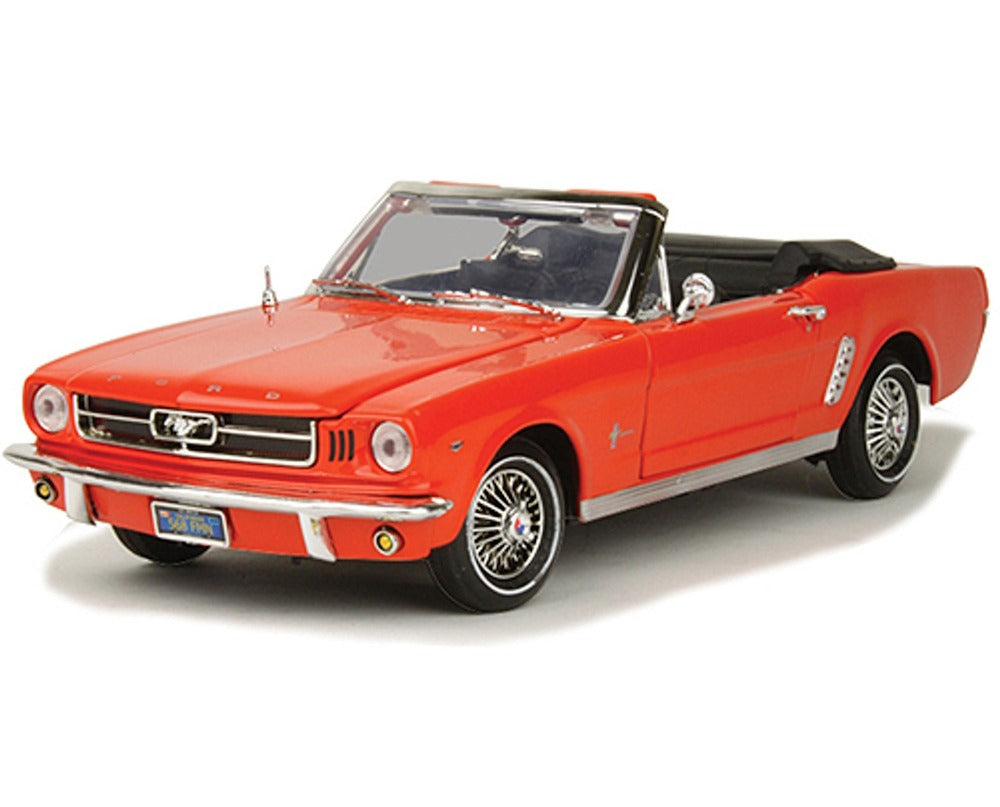 Ford Mustang (Convertible) Orange 1964 1/2 - 1/18 Scale - MotorMax - MOT73145TC ORANGE