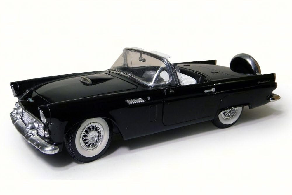 Ford Thunderbird Black 1956 - 1/18 Scale - MotorMax - MOT73173TC