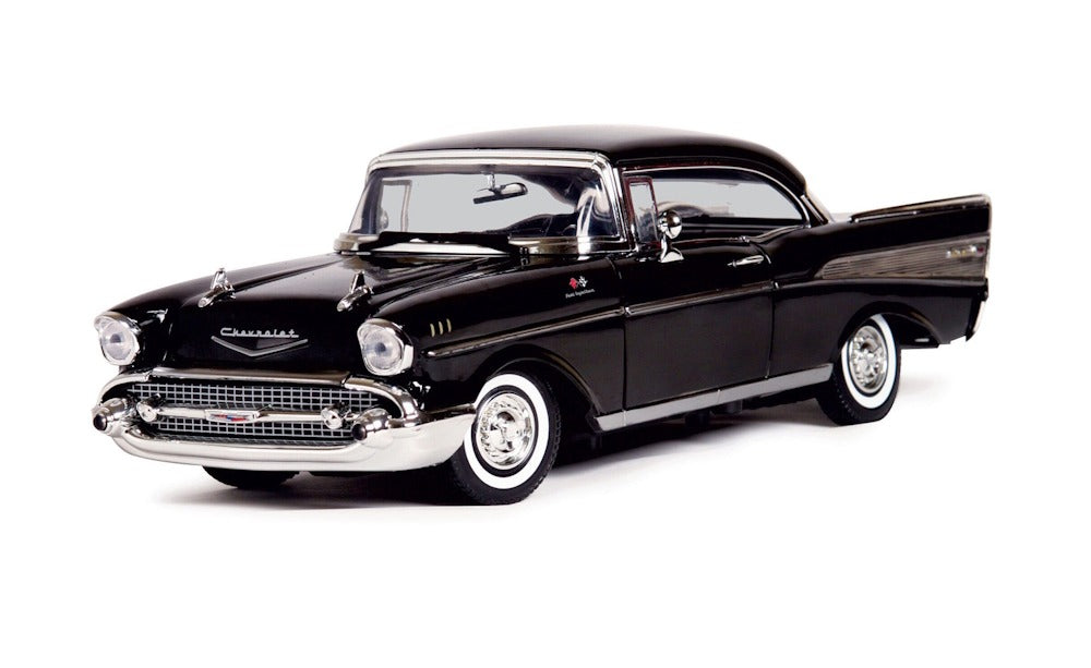 Chevy Bel Air Hardtop Black 1957 - 1/18 Scale - MotorMax - MOT73180TC