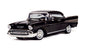 Chevy Bel Air Hardtop Black 1957 - 1/18 Scale - MotorMax - MOT73180TC
