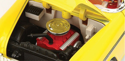 Chevy Bel Air Convertible w/Soft Top Yellow 1955 - 1/18 Scale - MotorMax - MOT73184YEL