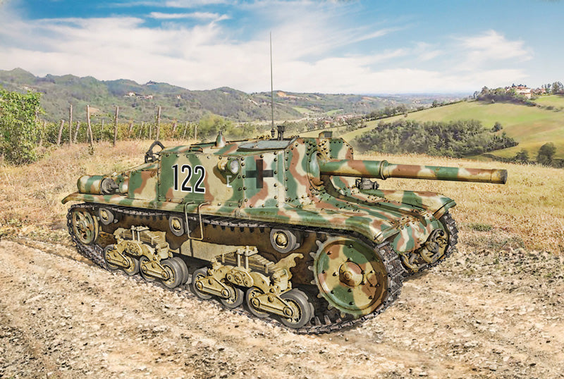 Semovente M42 da 75/34 w/PE Parts - 1/35 Scale - Italeri - IT6759