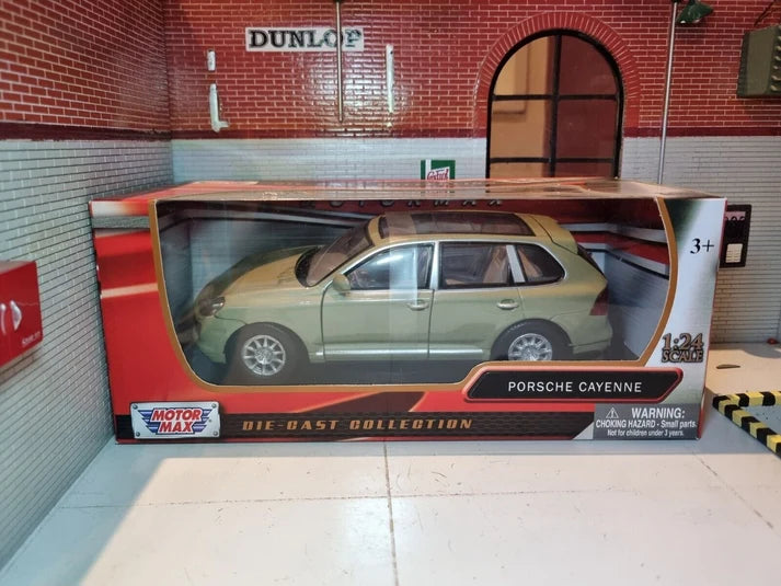 Porsche Cayenne Meteor Grey 2008 - 1/24 Scale - MotorMax - MOT73344