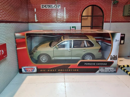 Porsche Cayenne Meteor Grey 2008 - 1/24 Scale - MotorMax - MOT73344