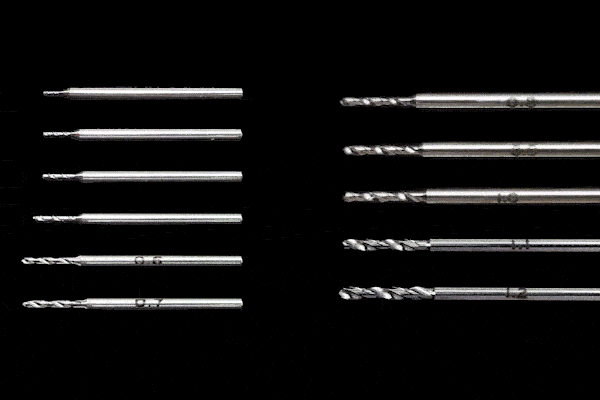 Fine Pin Vise D-R (0.1 - 3.2mm) - Tamiya - TAM74112