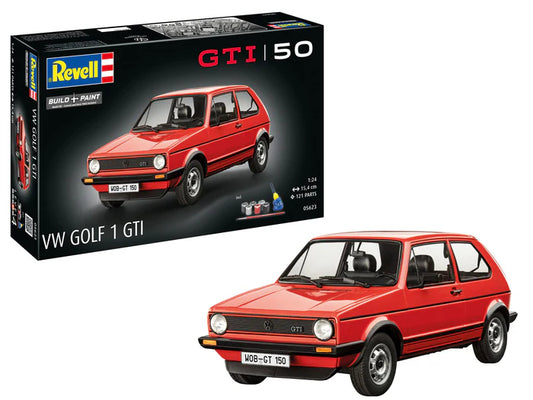 Gift Set VW Golf 1 GTi - 1/24 Scale - Revell - REV05623