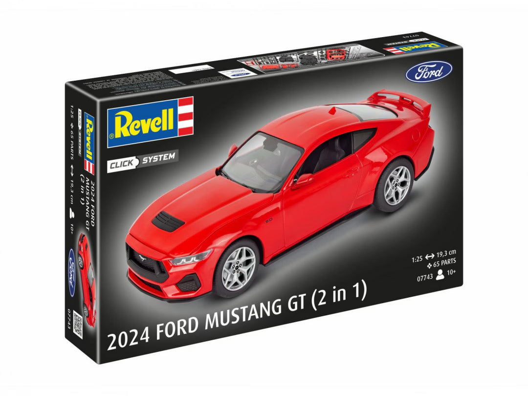 2024 Ford Mustang GT (Easy Click) - 1/25 Scale - Revell - REV07743