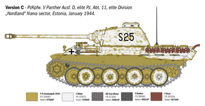 Pz. Kpfw. V Panther Ausf. D - 1/35 Scale - Italeri - IT90290