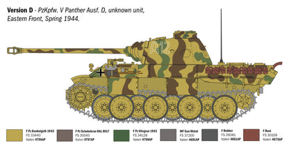 Pz. Kpfw. V Panther Ausf. D - 1/35 Scale - Italeri - IT90290