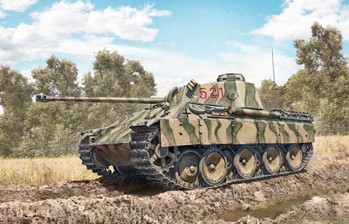Pz. Kpfw. V Panther Ausf. D - 1/35 Scale - Italeri - IT90290
