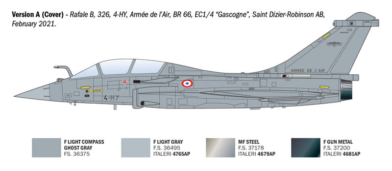 Rafale B - 1/72 Scale - Italeri - IT90092