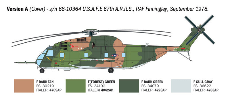HH-53C Super Jolly Green Giant - 1/72 Scale - Italeri - IT91035
