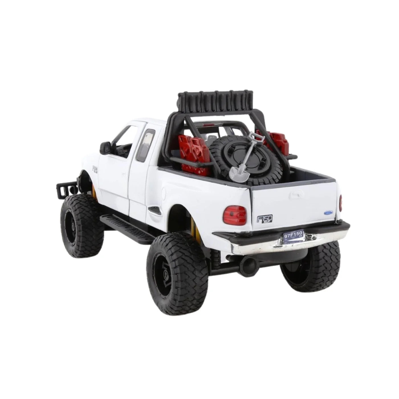 Ford F-150 XLT Flareside Supercab Off Road White 2001 - 1/24 Scale - MotorMax - MOT79132