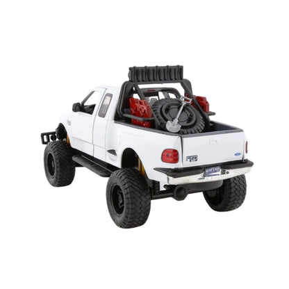 Ford F-150 XLT Flareside Supercab Off Road White 2001 - 1/24 Scale - MotorMax - MOT79132