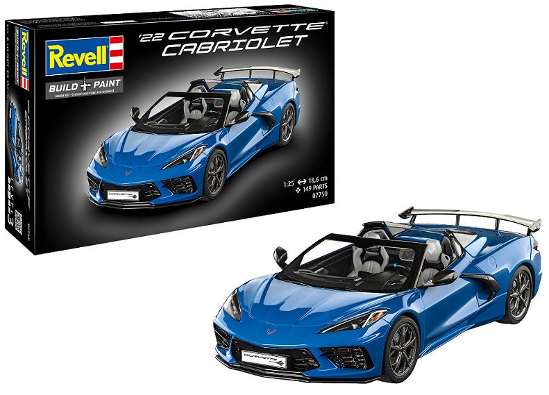 Chevrolet Corvette C8 Cabriolet - 1/25 Scale - Revell - REV07750
