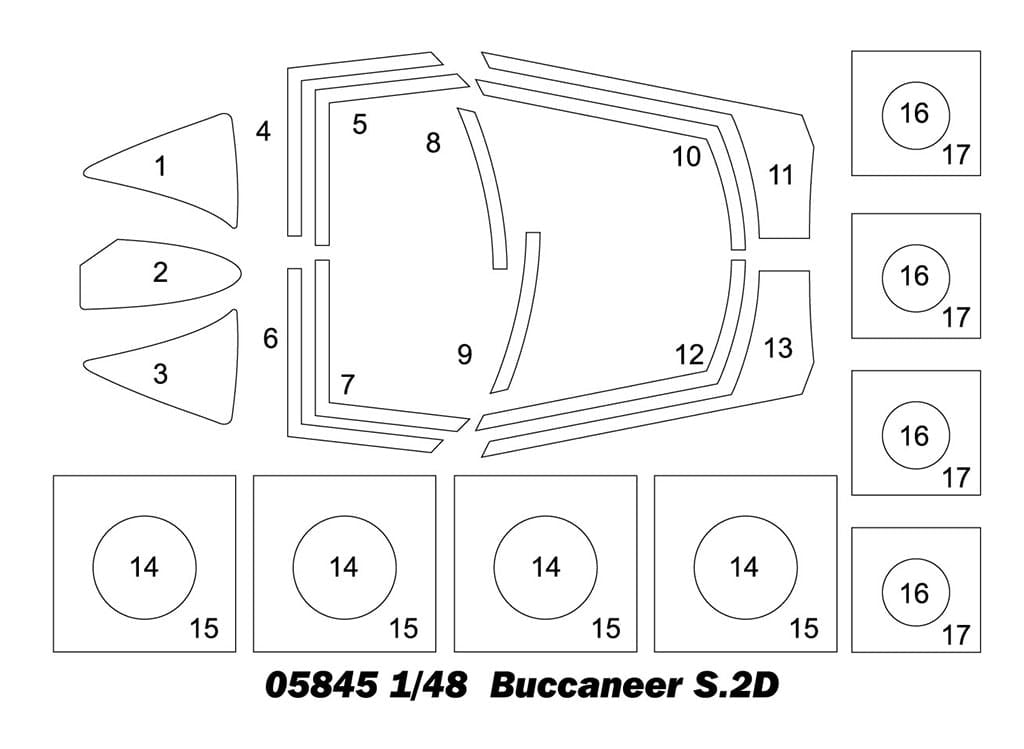 Buccaneer S.2D - 1/48 Scale - Trumpeter - TRU05845
