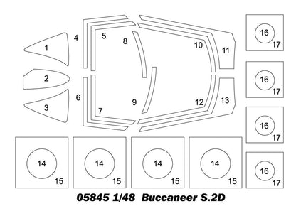 Buccaneer S.2D - 1/48 Scale - Trumpeter - TRU05845