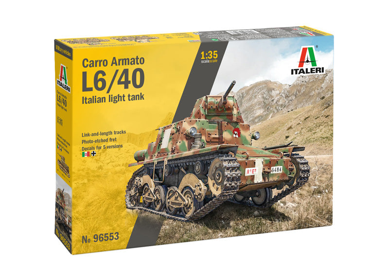 Carro Armato L6/40 - 1/35 Scale - Italeri - IT96553