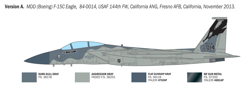 MD F-15C Eagle 1/48 Scale - Italeri - IT92763